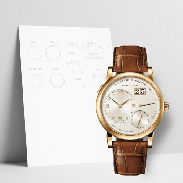 WATCHSHELLS A. LANGE & SOHNE LANGE 1 191.021 38.5MM WATCH PROTECTION FILM