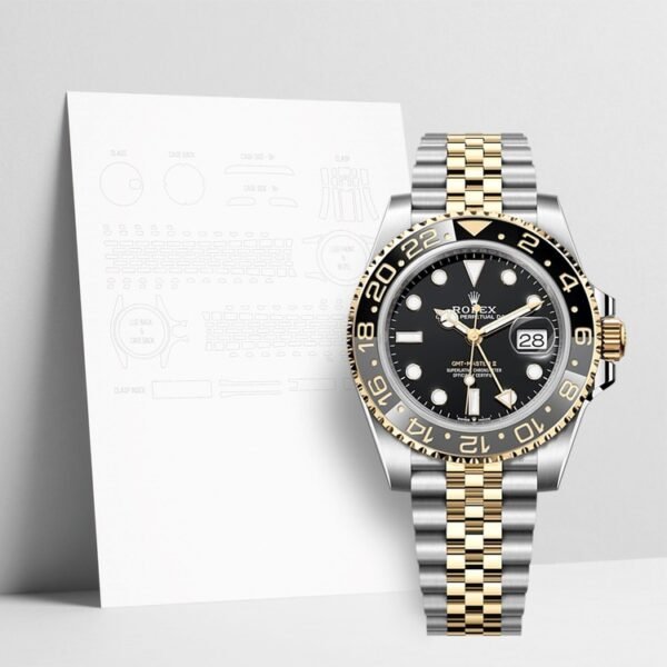 WATCHSHELLS’ ROLEX 126713GRNR-GMT-MASTER 2 40mm JUBILEE PROTECTION FILM
