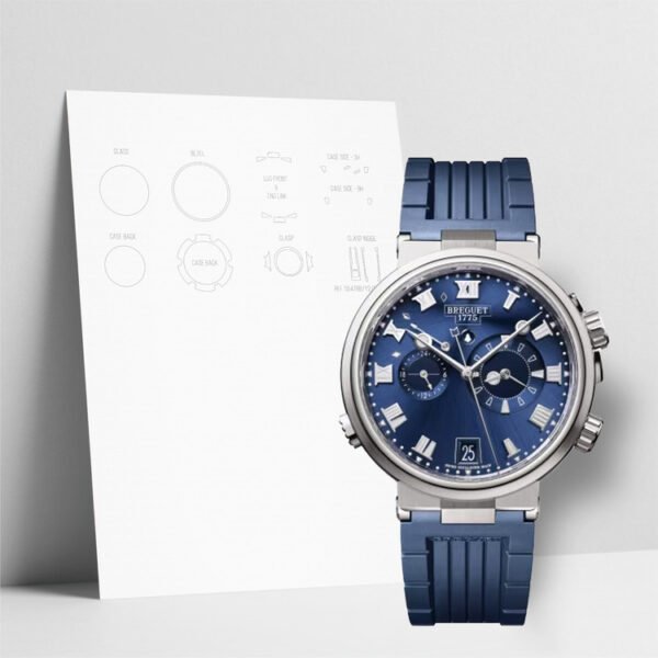 WATCHSHELLS BREGUET MARINE 5547TIY15ZU 40MM WATCH PROTECTION FILM