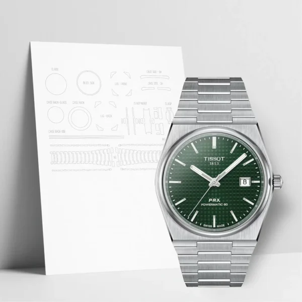 WATCHSHELLS TISSOT PRX POWERMATIC 80 T137.407.11.091.00 40MM