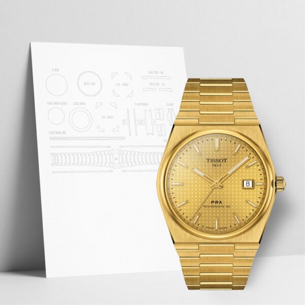 WATCHSHELLS TISSOT PRX POWERMATIC 80 T137.407.33.021.00 40MM WATCH PROTECTION FILM
