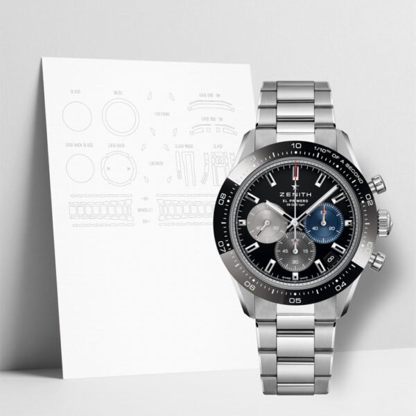 WATCHSHELLS ZENITH CHRONOMASTER 03.3100.360021.M3100 41MM WATCH PROTECTION FILM