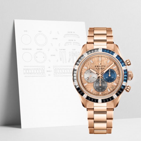 WATCHSHELLS ZENITH CHRONOMASTER 22.3100.360069.M3100 41MM WATCH PROTECTION FILM