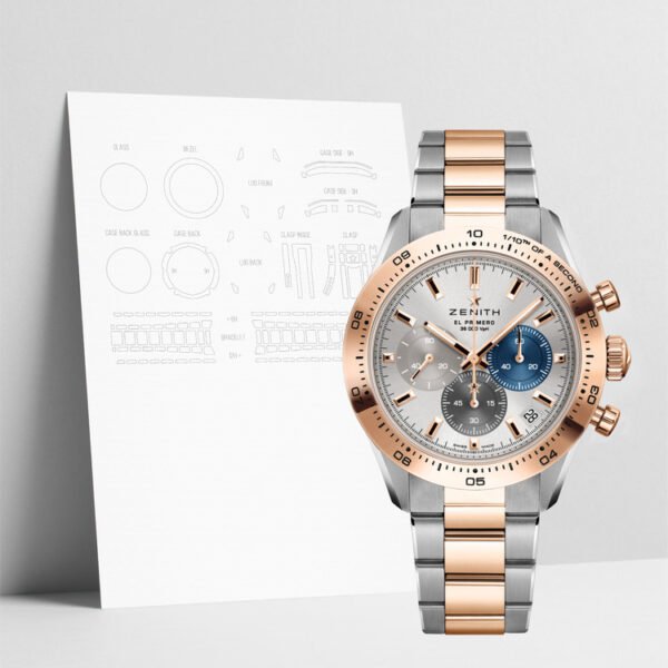 WATCHSHELLS ZENITH CHRONOMASTER 51.3100.360069.M3100 41MM WATCH PROTECTION FILM