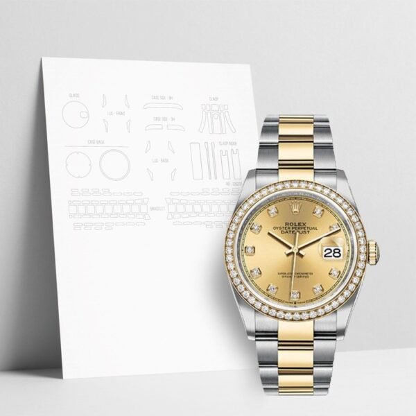 WATCHSHELLS_ ROLEX 126283 36mm OYSTER PROTECTION FILM
