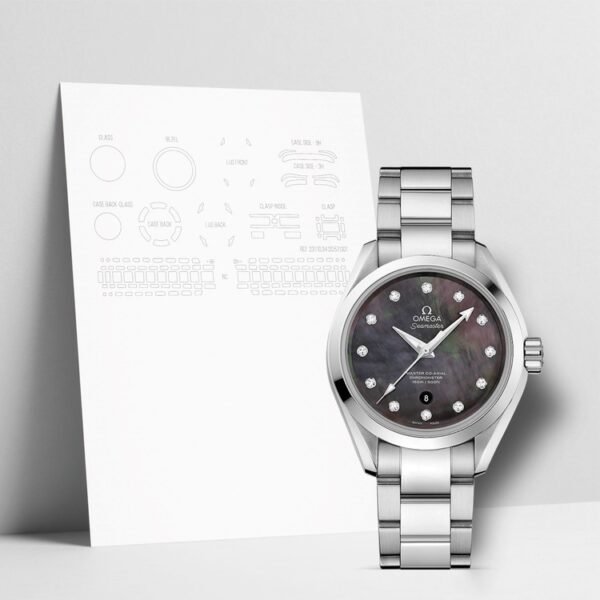 WATCHSHELLS’ OMEGA 231.10.34.20.57.001 34mm PROTECTION FILM