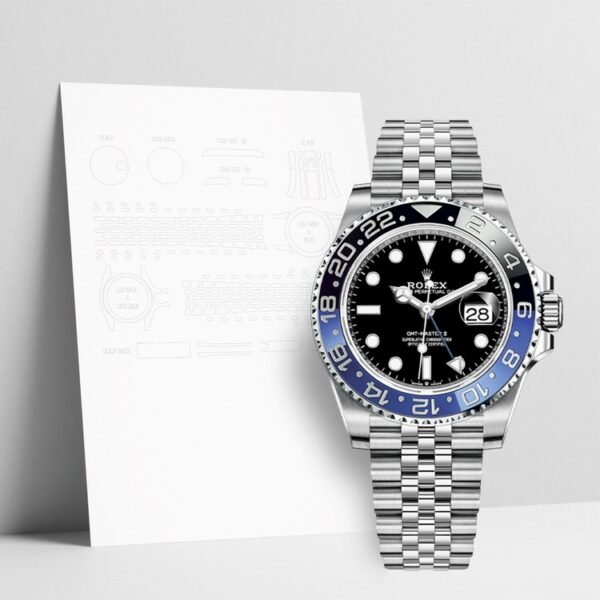 WATCHSHELLS’ ROLEX 126710blnr-GMT-MASTER 40mm JUBILEE PROTECTION FILM