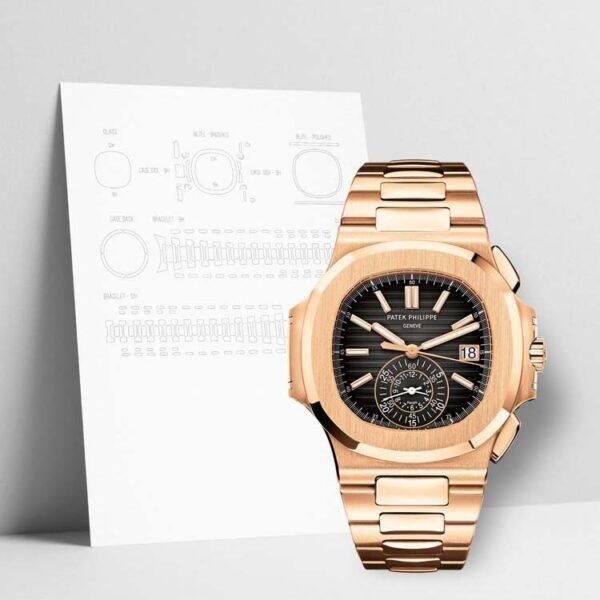 WATCHSHELLS' PATEK PHILIPPE 59801R 40.5mm PROTECTION FILM