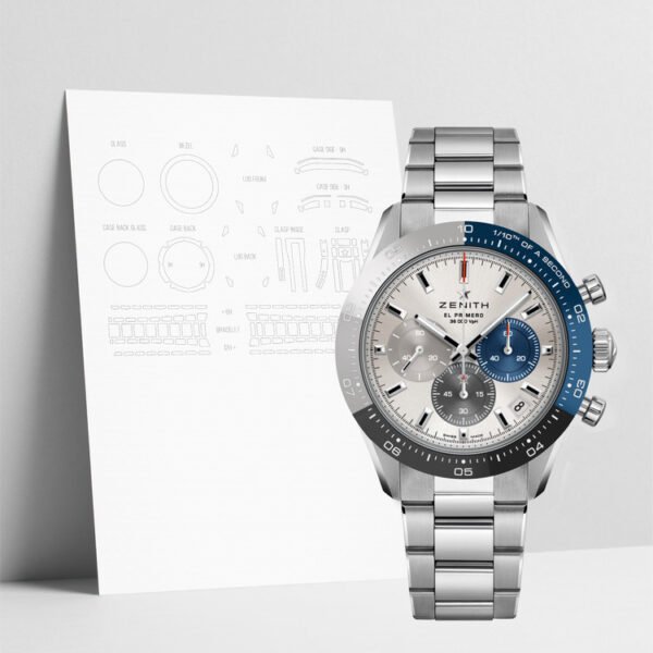 WATCHSHELLS ZENITH CHRONOMASTER 03.3103.360069.M3100 41MM WATCH PROTECTION FILM