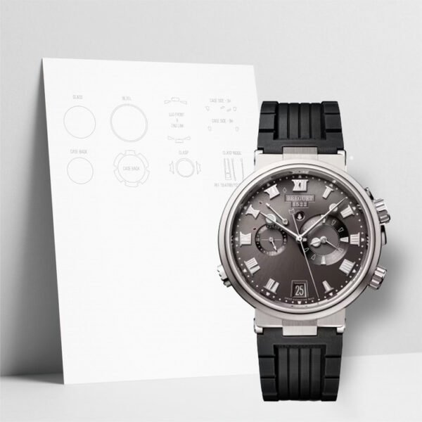 WATCHSHELLS BREGUET MARINE 5547TIG25ZU 40MM WATCH PROTECTION FILM