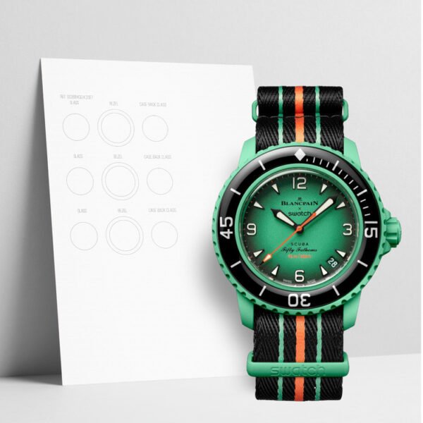 WATCHSHELLS SWATCH SCUBA FIFTY FATHOMS INDIAN OCEAN 42MM WATCH PROTECTION FILM