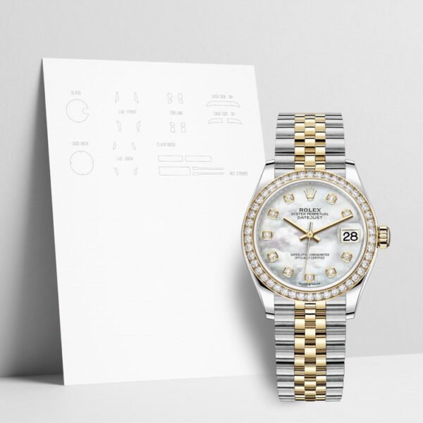 WATCHSHELLS_ ROLEX 278383 31mm JUBILEE PROTECTION FILM