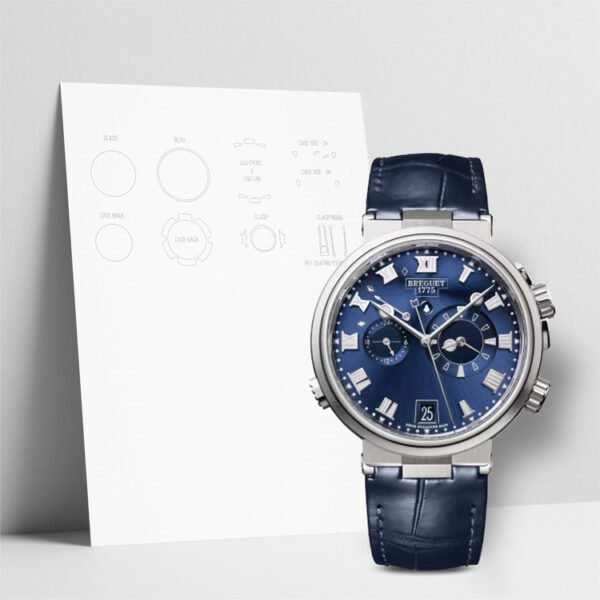 WATCHSHELLS BREGUET MARINE 5547TIY19ZU 40MM WATCH PROTECTION FILM