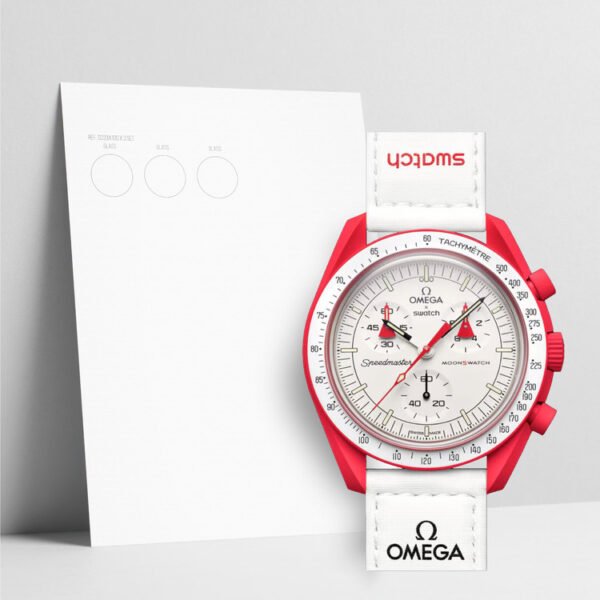 WATCHSHELLS SWATCH MOONSWATCH MISSION TO THE MARS 42MM WATCH PROTECTION FILM