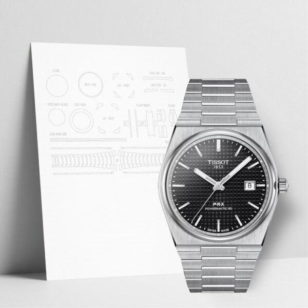 WATCHSHELLS TISSOT PRX POWERMATIC 80 T137.407.11.051.00 40MM WATCH PROTECTION FILM