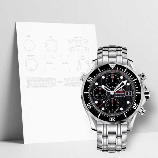 WATCHSHELLS’ OMEGA 213.30.42.40.01.001-Seamaster-41.5mm PROTECTION FILM