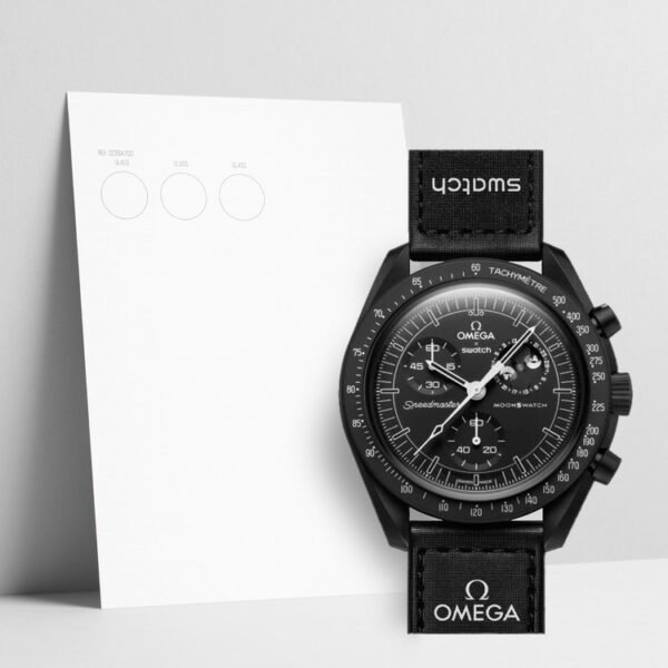 WATCHSHELLS SWATCH MOONSWATCH MISSION TO THE MOONPHASE NEW MOON 42MM WATCH PROTECTION FILM