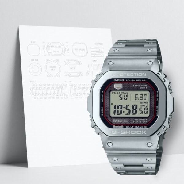 WATCHSHELLS’ G-SHOCK MRG-B5000D-1DR 49.4mm PROTECTION FILM