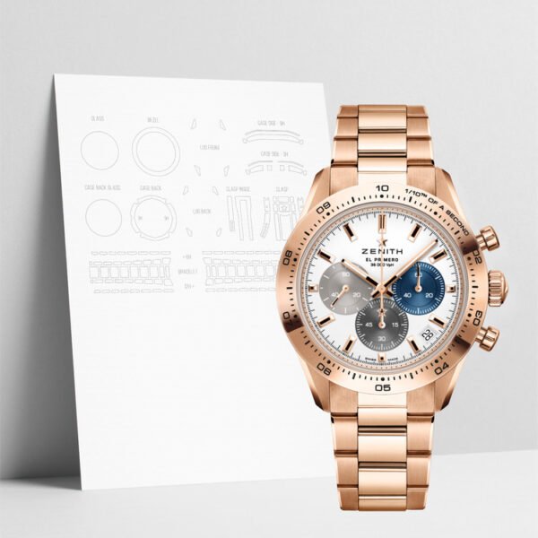 WATCHSHELLS ZENITH CHRONOMASTER 18.3101.360069.M3100 41MM WATCH PROTECTION FILM