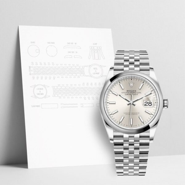 WATCHSHELLS' ROLEX 126200 36mm OYSTER PROTECTION FILM