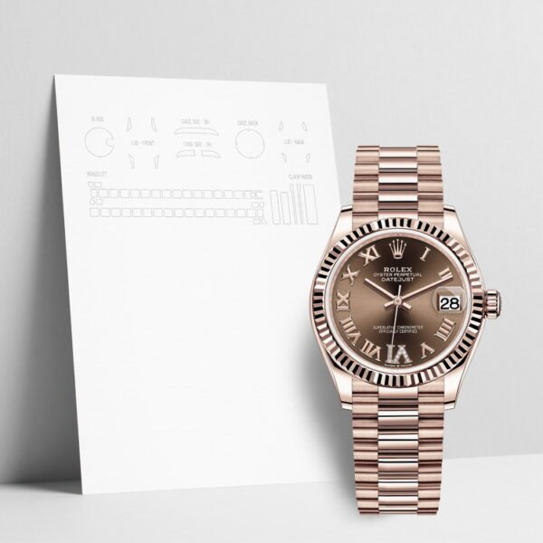 WATCHSHELLS_ ROLEX 278275 31mm PRESIDENT PROTECTION FILM