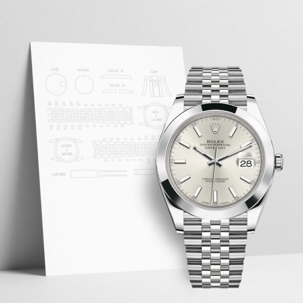 WATCHSHELLS_ ROLEX 126300 41mm JUBILEE PROTECTION FILM