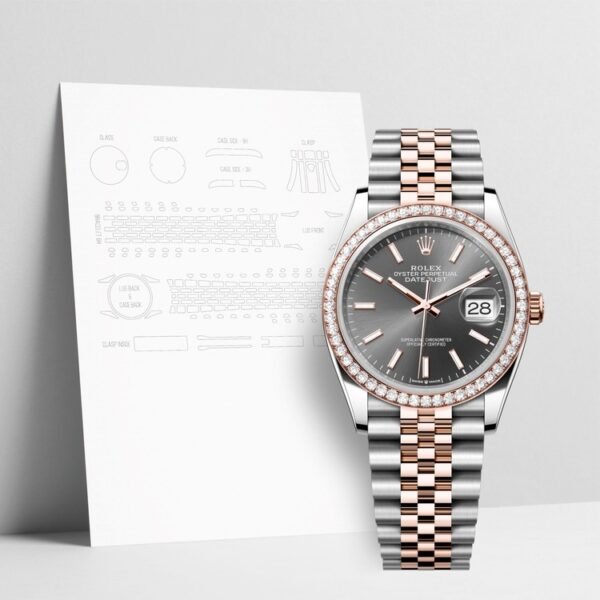 WATCHSHELLS_ ROLEX 126281 36mm JUBILEE PROTECTION FILM