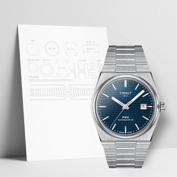 WATCHSHELLS TISSOT PRX POWERMATIC 80 T137.407.11.041.00 40MM WATCH PROTECTION FILM